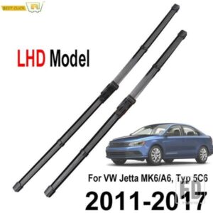 MISIMA フロントガラスワイパーブレード VW ジェッタ 6 A6 2012 - 2018 フロントウィンドウワイパー 2013-17 特定のフィット感