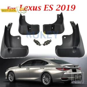 S モールドマッドフラップレクサス ES ES300H ES350 F スポーツ 2019-21 マッドフラップスプラッシュガードマッドガードフェンダーフロントリア
