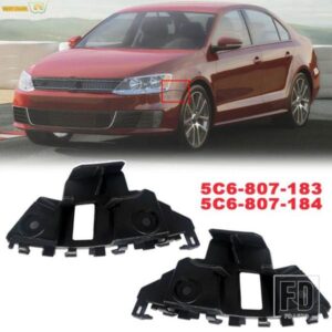 VW ジェッタ MK6 2011-2014 フロントバンパー保持ブラケットスペーサーペアサイドビームマウントサポート 5C6807183 5C6807184