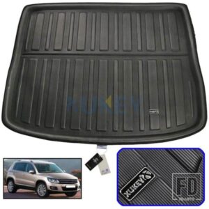 カーゴマット VW フォルクスワーゲン ティグアン 2007-2016 リアトランクライナーブーツトレイフロアプロテクター 2008-15