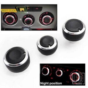 VW ゴルフプラスウサギビートル A5 COCCINELLE MAGGIOLINO FUSCA ヒーター気候制御スイッチノブエアコンボタンダイヤル