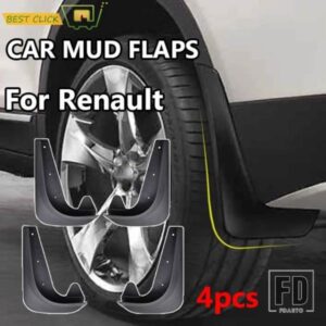 4X モールド汎用マッドフラップ SUV マッドフラップスプラッシュガードマッドガードルノーシンボルラグナコレオス風光明媚なタリスマントゥインゴ