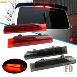 2 個の高レベルサードリアブレーキライト L/R ブレーキランプセンターブレーキランプ納屋ドア VW トランスポーター T5 T6 カラベルマルチバン