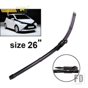 MISIMA フロントワイパーブレードトヨタアイゴ MK2 プジョー 108 シトロエン C1 MK2 26 インチ2014-18