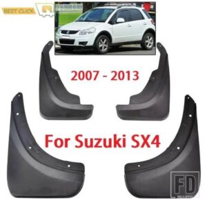 セットモールド車マッドフラップスズキ SX4 ハッチ 2007-13 マッドフラップスプラッシュガードマッドフラップマッドガードフェンダー