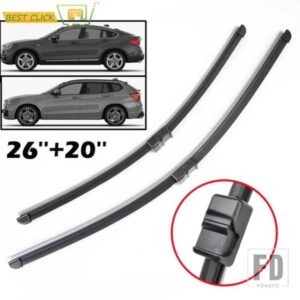 MISIMA 26 インチ+20インチ LHD フロントガラスワイパーブレード BMW X3 F25 X4 F26 フロントウィンドウ 2010-17