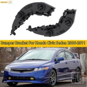 ホンダシビックセダン 4 ドアモデル 2006-2011 フロントバンパーリテーナーホルダーブラケットサポート 1 ペア 71193-SNA-A01 71198-SNA-A01