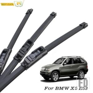 MISIMA フロントガラスワイパーブレードセット BMW X5 E53 フロントリアウィンドウワイパー 36678