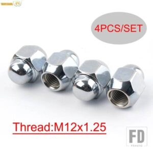 4X ホイールラグナットボルトスタンダード部品アクセサリー M12X1.25 日産 200SX 240SX 300ZX 350Z キューブリーフインフィニティ G20 G35 I30