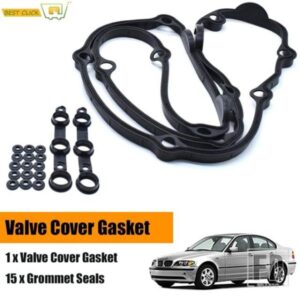 エンジンバルブカバーガスケットキットセットシール付き BMW E36 E38 E39 E46 E53 E60 E83 330I 330XI 525I 530I 11129070990 11120030496