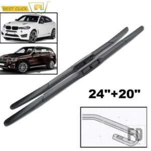 24 インチ20インチ フロントガラスワイパーブレード BMW X5 F15 X6 F16 2014-16 フロントウィンドウワイパー