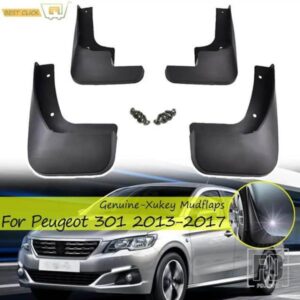 フロントリア車マッドフラップマッドフラッププジョー C-エリゼ 4 ドアセダン 2013-17 スプラッシュガードマッドガードフェンダー