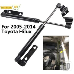 2 個トヨタハイラックス VIGO SR5 ピックアップダンパーペアリフトサポート 2005-2014 ショック 2010-13 ガスストラットフロントフードボンネット