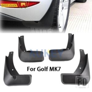 セットモールドマッドフラップフォルクスワーゲン VW ゴルフ 7 MK7 VII 2013-18 スプラッシュガードフロントリアマッドフラップマッドガード