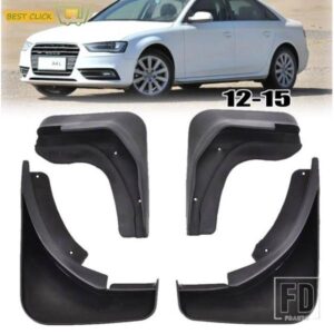 マッドフラップアウディ A4 B8 2012-2015 改築マッドフラップスプラッシュガードマッドフラップフロントリアマッドガードフェンダーアクセサリー 2013 2014