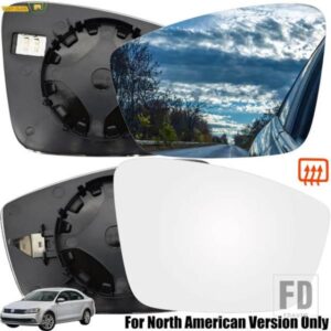 VW ジェッタ MK6 パサート B7 ビートルクラシック 2011-2019 ドアサイドウイングミラーガラス加熱リアビューバックミラー米国モデル