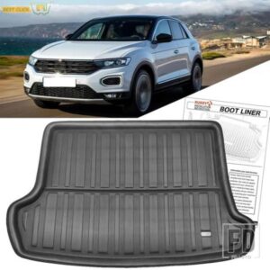 フォルクスワーゲン VW T-ROC T ROC TROC 2017-22 ブーツライナー貨物トレイトランクライナーマットフロアカーペットキャリアトレイ