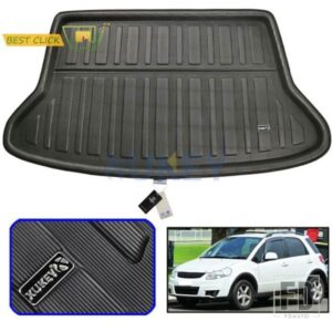 スズキ SX4 2006-13 ハッチバックブーツライナーリアトランクマットカーゴトレイフロアカーペットプロテクター