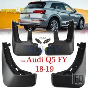 セットモールドマッドフラップアウディ Q5 会計年度 2018 2019 マッドフラップスプラッシュガードマッドフラップマッドガードフェンダーフロントリア 2017