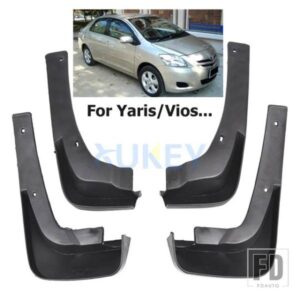 マッドフラップトヨタヤリスセダン VIOS リムジンベルタ 2007-2013 マッドフラップスプラッシュガードマッドフラップマッドガードフェンダー 39753