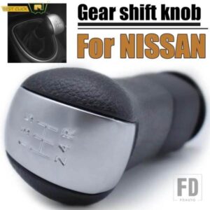 5 スピード MT ギアシフトノブ日産キャシュカイ J10 エクストレイル 06-13 マニュアルギアシフトシフターレバースティックペンアームヘッドボール