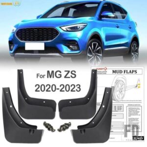 4X MG ZS EV ZX PLUS ZST VS ZS11 2020-23 マッドフラップスプラッシュガードマッドガードマッドフラップフロントリアフェンダースタイリング