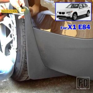 XUKEY カーアクセサリーマッドフラップ BMW X1 E84 2010-15 モールドスプラッシュガードマッドガードフロントリアフェンダー