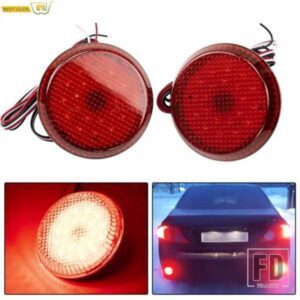 X2 赤色 LED リアバンパーリフレクターライトテールランプブレーキストップライト日産キャシュカイエクストレイル T31 トヨタカローラシエナ