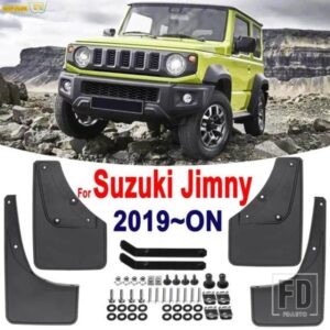 4 個マッドガードマッドフラップスズキジムニーシエラ JB64 JB74 2019-21 スプラッシュガードフェンダーマッドフラップ車 ACCESSORIE