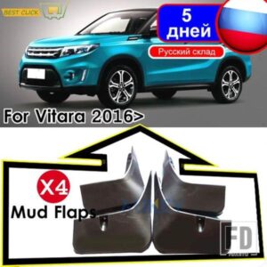 マッドフラップスズキ VITARA/ECCUDO 2016-19 マッドフラップスプラッシュガードマッドガードフェンダーフロント リアプロテクター