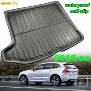 ブーツカーゴライナーリアトランクブーツマットボルボ XC60 2 MK2 2018 2019 2020 第二世代フロアカーペットキャリアトレイ