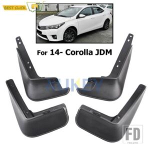 セットモールド車マッドフラップトヨタカローラアルティス 2014 2015 2016 17