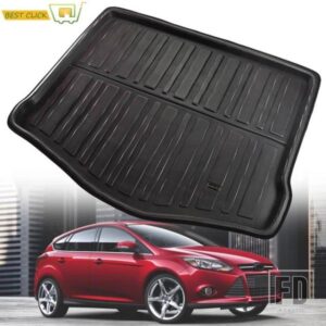 フォードフォーカス MK3 2012-18 ハッチバックハッチリアトランクブーツ MATLINER カーゴトレイフロアカーペットプロテクター