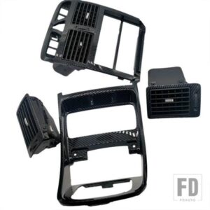 8231CS 8264FK 8264FJ 307 CC SW カーボンパターンセンターコンソールエアアウトレット空調制御パネル
