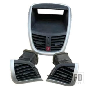 プジョー 207 207CC エアアウトレット計器パネルベントフェイシアパネルフェイスプレートライトバー 8265T9 8265V4 8265LW 8265V5 に