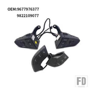 9677976377 9822109077 ステアリングホイール多機能スイッチプジョー 508 508SW クルーズコントロール/ボリュームコントロールスイッチ 96779763ZE