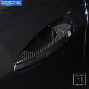 ドアプルハンドルパネルカバーカーボンパターンメルセデスベンツ C E GLK ML CLA クラス W166 W117 X204 W204 外装アクセサリー