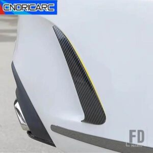 リアエアナイフスプリッタースポイラー装飾トリムメルセデスベンツ C クラスエステート S205 C180 C200 AMG 外装アクセサリー