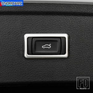 車電気テールドアスイッチボタンフレーム装飾デカールアウディ Q5 年度 2018 2019 ステンレスインテリアアクセサリー