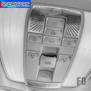 カーアクセサリールーフ読書ランプライトスピーカーカバートリムオーディオステッカーメルセデスベンツ CLS W218 CLS260 300 320 350 2012-2017