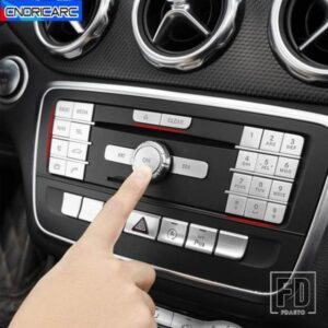 中央制御マルチメディアボタン装飾 CD パネルフレームステッカーメルセデスベンツ GLA X156 CLA C117 AB クラス W176 W246