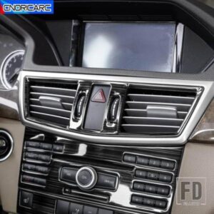 カーコンソールエアアウトレット装飾スパンコールカバートリムメルセデスベンツ E クラス W212 2009-2011 オートスタイリングインテリアアクセサリー