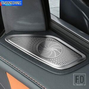 メルセデスベンツ GLC X254 2023 ドアスピーカーパネルツイーターグリルカバーステンレスステッカーインテリアカーアクセサリーデカール
