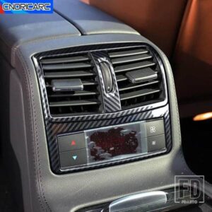 リアエアベントアウトレットフレームトリムカーボンパターンステッカーアクセサリーメルセデスベンツ CLS W218 CLS260 300 320 350 2012-17