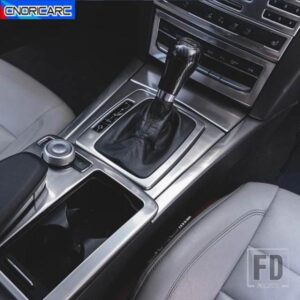 カーセンターコンソールギアシフトパネル装飾カバートリムメルセデスベンツ E クラスクーペ W207 C207 2009-13 インテリアアクセサリー