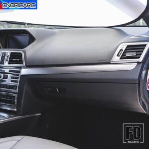 カースタイリングコンソールパネルトリムストリップメルセデスベンツ E クラスクーペ W207 C207 2009-2013 インテリア中央制御装飾