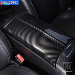 中央アームレスト収納ボックスパネルカバーカーボンパターントリムメルセデスベンツ A クラス W177 A180 A200 CLA 2019-2022 カーアクセサリー