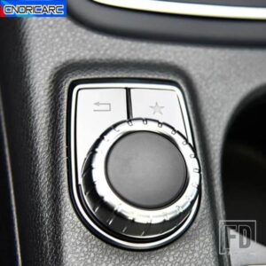 車用メルセデスベンツ GLA CLA200 220 260 AB クラス C117 W176 X156 制御マルチメディアボタンカバーステッカーインテリアアクセサリー