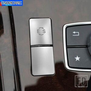 コンソールギアシフトパネル ES ボタンカバースパンコールトリムメルセデスベンツ E クラス W212 2012-2015 インテリアアクセサリーデカール