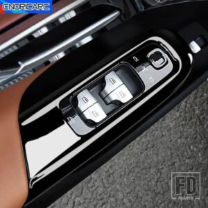 ドアアームレスト窓ガラスリフトボタンパネルカバーカーボンパターントリムメルセデスベンツ E クラス W214 2024 カーアクセサリー